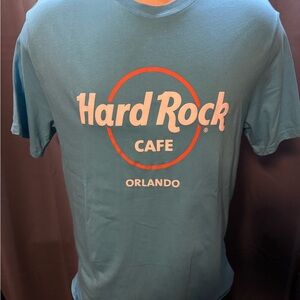 Hard Rock Cafe Teal Short Sleeve Tee